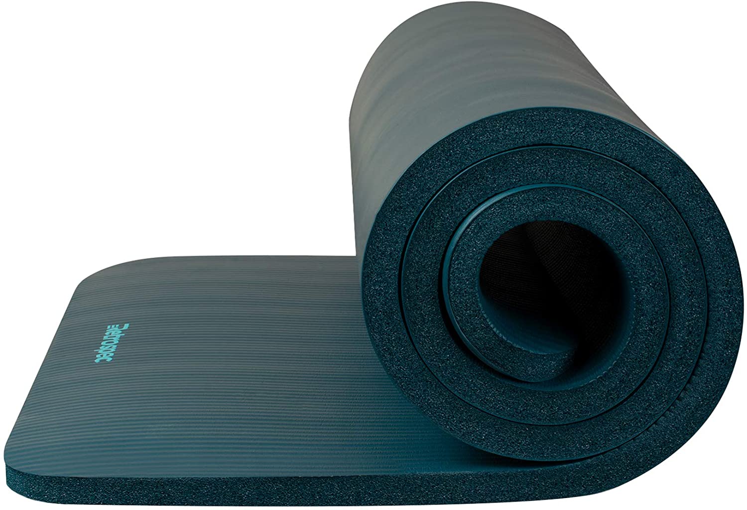 Retrospec Solana Yoga Mat 1 Thick wNylon Strap for Men & Women - Non Slip Exercise Mat for Home Yoga, Pilates, Stretching, Floor